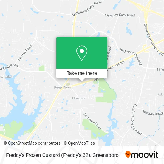 Freddy's Frozen Custard (Freddy's 32) map