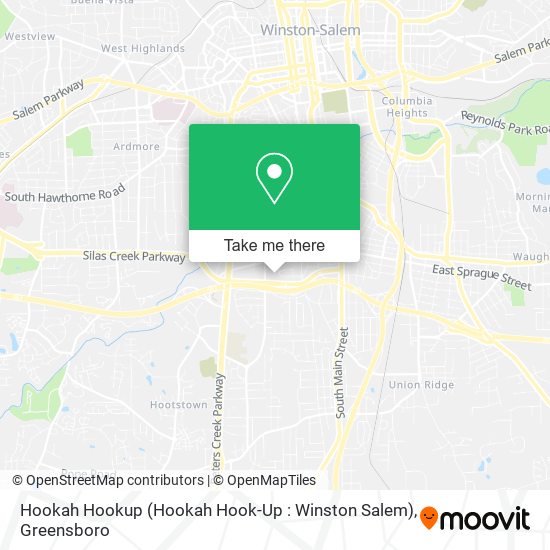 Hookah Hookup (Hookah Hook-Up : Winston Salem) map