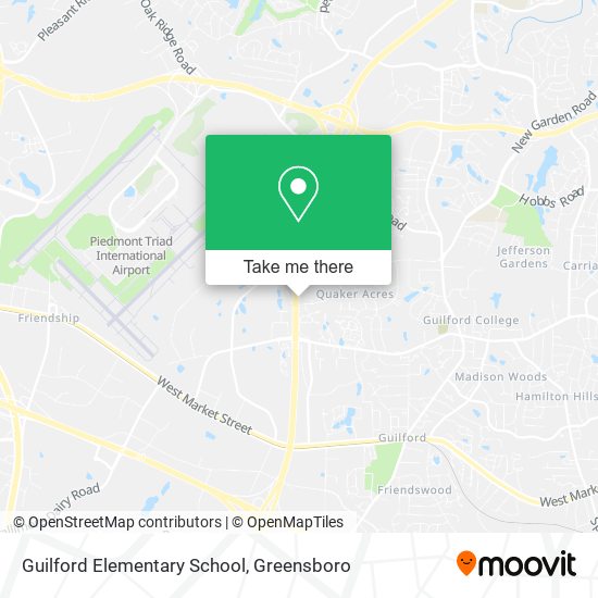 Mapa de Guilford Elementary School