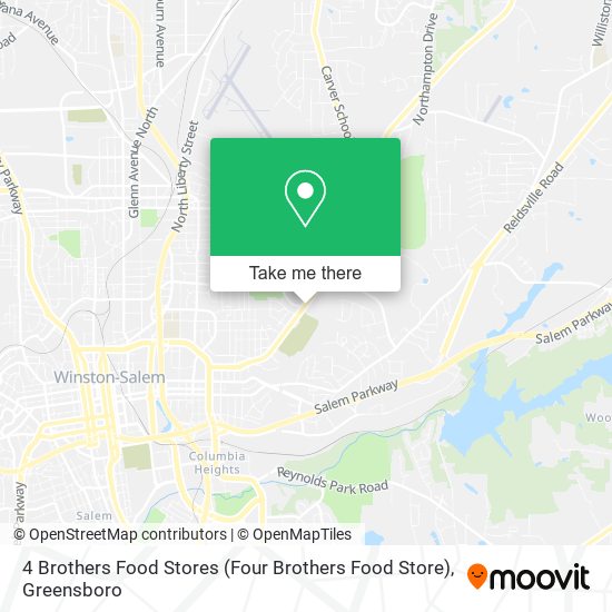 Mapa de 4 Brothers Food Stores (Four Brothers Food Store)