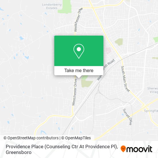 Mapa de Providence Place (Counseling Ctr At Providence Pl)