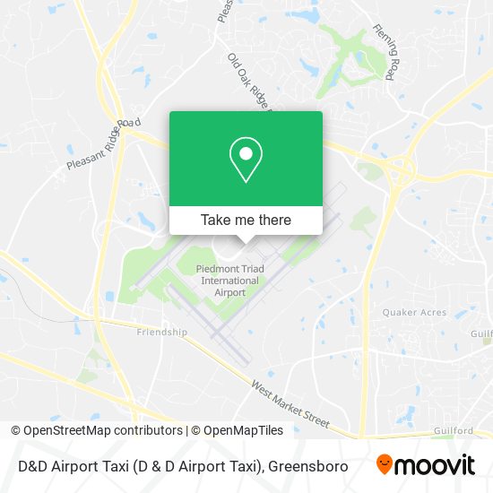 Mapa de D&D Airport Taxi