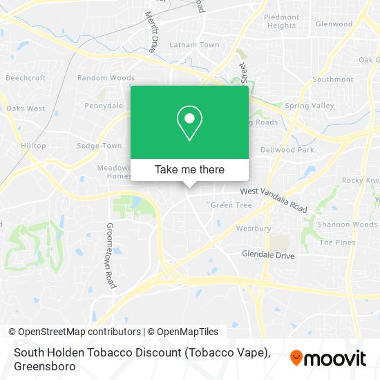 Mapa de South Holden Tobacco Discount (Tobacco Vape)