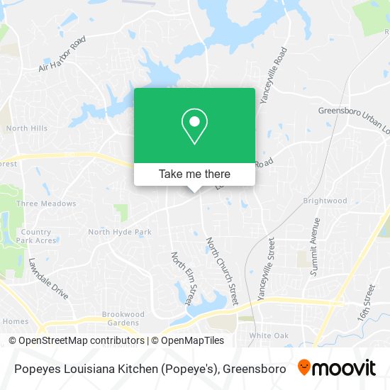 Popeyes Louisiana Kitchen (Popeye's) map
