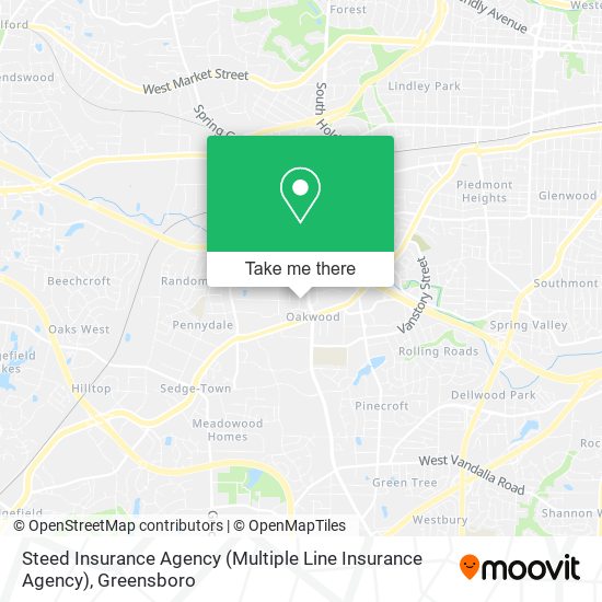 Mapa de Steed Insurance Agency (Multiple Line Insurance Agency)