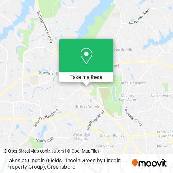 Lakes at Lincoln (Fields Lincoln Green by Lincoln Property Group) map