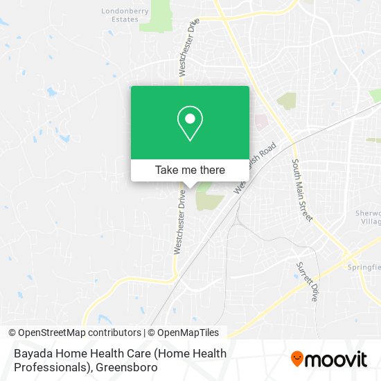 Mapa de Bayada Home Health Care (Home Health Professionals)