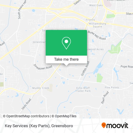 Key Services (Key Parts) map