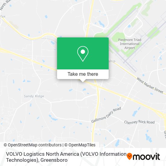 VOLVO Logistics North America (VOLVO Information Technologies) map