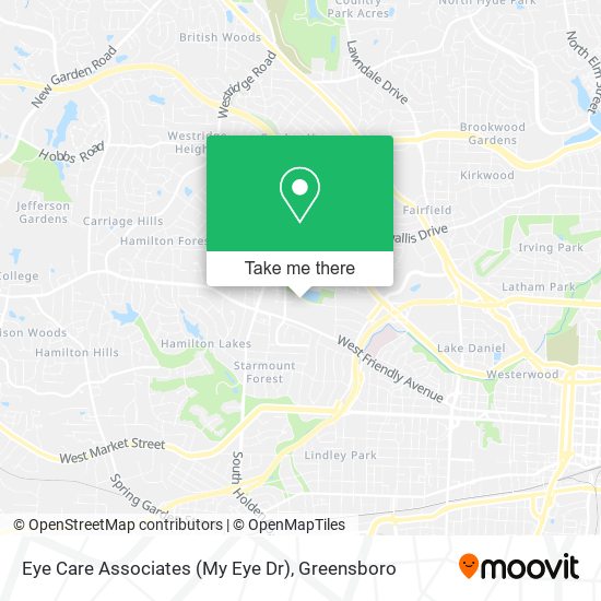 Mapa de Eye Care Associates (My Eye Dr)
