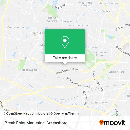 Break Point Marketing map