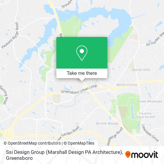 Mapa de Ssi Design Group (Marshall Design PA Architecture)