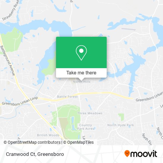 Cranwood Ct map