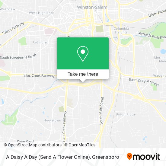 A Daisy A Day (Send A Flower Online) map