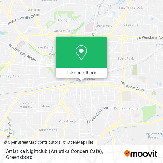 Mapa de Artistika Nightclub (Artistika Concert Cafe)