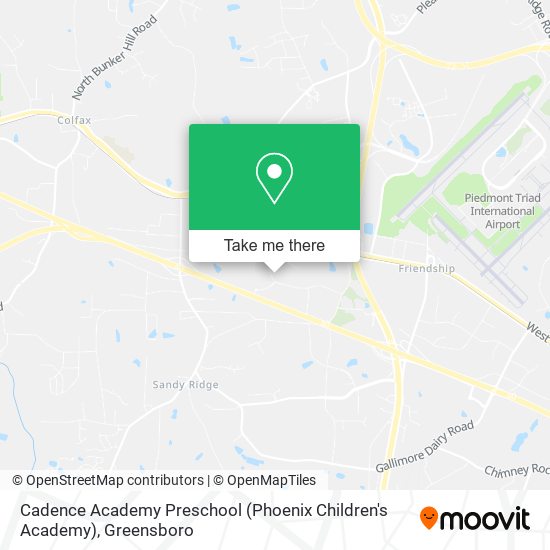 Mapa de Cadence Academy Preschool (Phoenix Children's Academy)