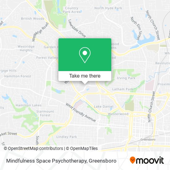 Mindfulness Space Psychotherapy map