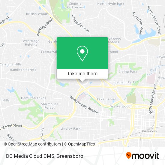 DC Media Cloud CMS map