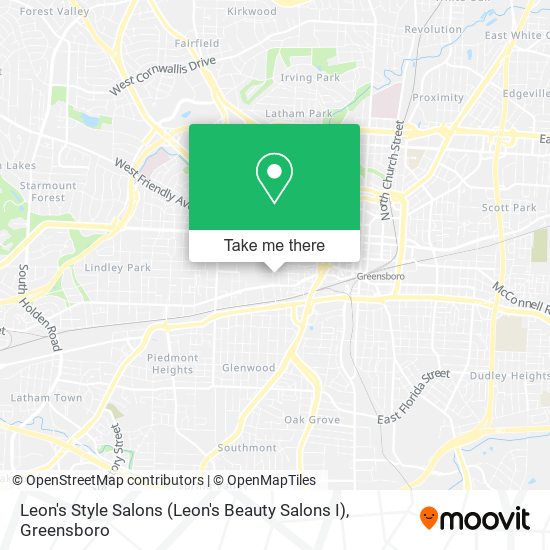 Mapa de Leon's Style Salons (Leon's Beauty Salons I)