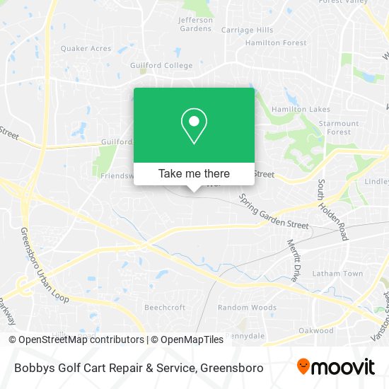 Bobbys Golf Cart Repair & Service map