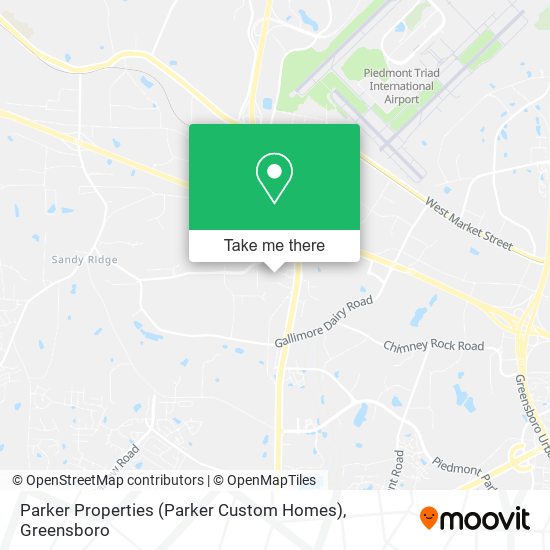 Parker Properties (Parker Custom Homes) map