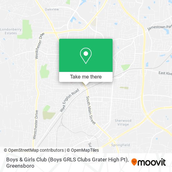 Boys & Girls Club (Boys GRLS Clubs Grater High Pt) map