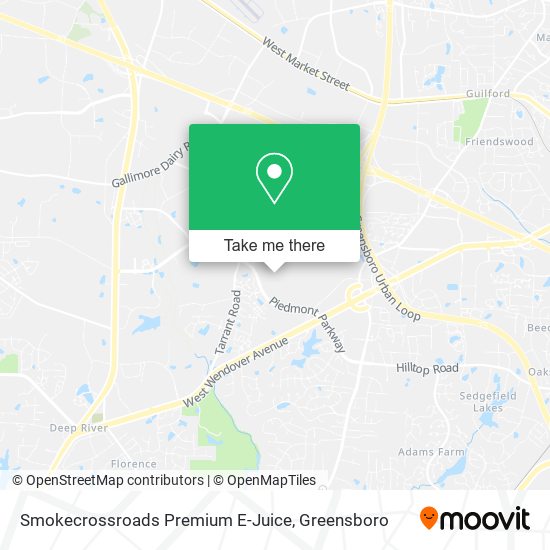 Smokecrossroads Premium E-Juice map