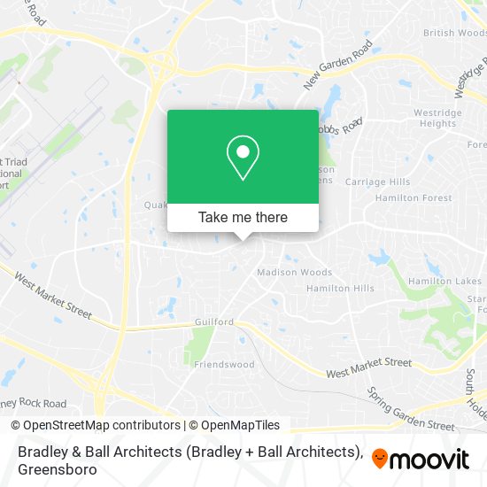 Bradley & Ball Architects map