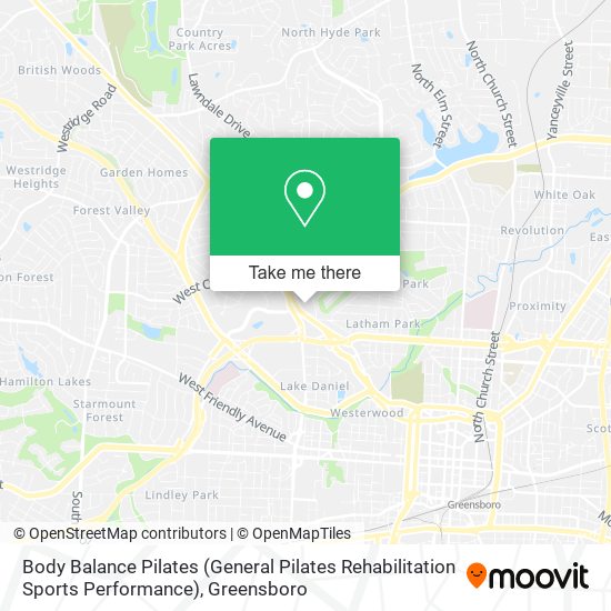 Body Balance Pilates (General Pilates Rehabilitation Sports Performance) map