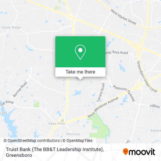 Mapa de Truist Bank (The BB&T Leadership Institute)