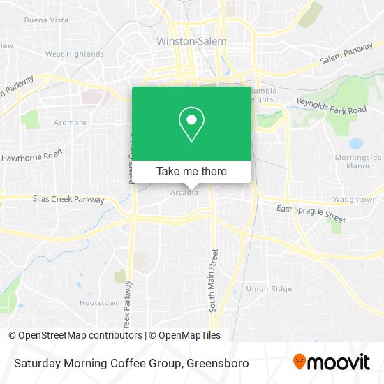 Saturday Morning Coffee Group map