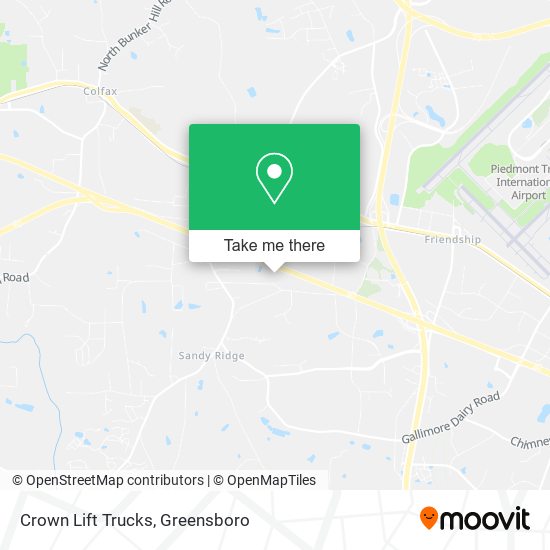 Crown Lift Trucks map