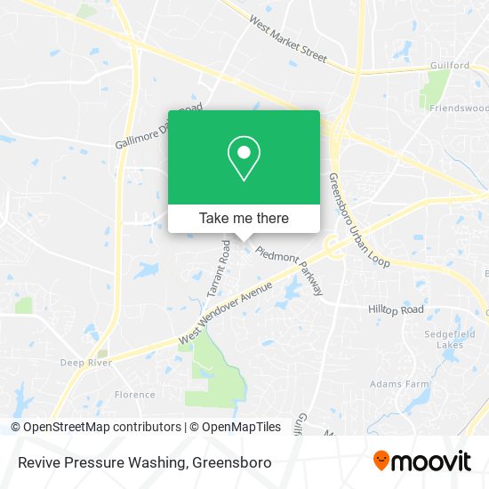 Revive Pressure Washing map