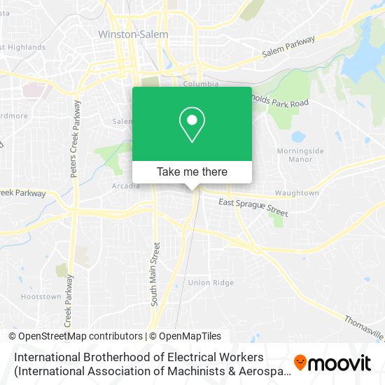 International Brotherhood of Electrical Workers map