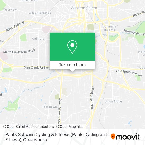 Mapa de Paul's Schwinn Cycling & Fitness (Pauls Cycling and Fitness)