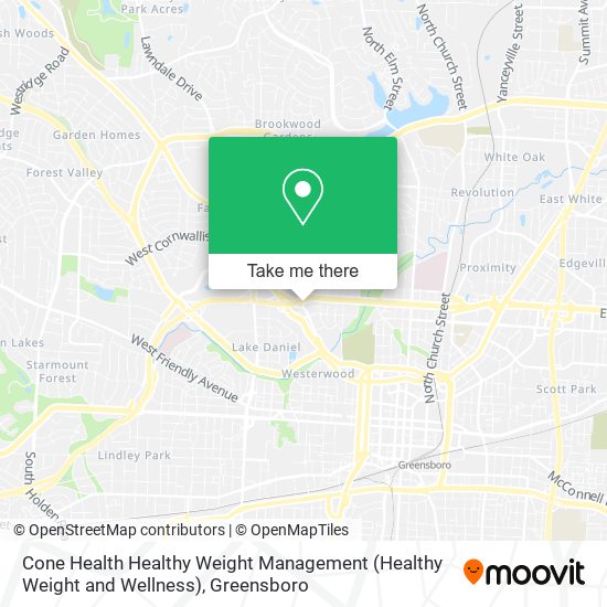 Cone Health Healthy Weight Management (Healthy Weight and Wellness) map