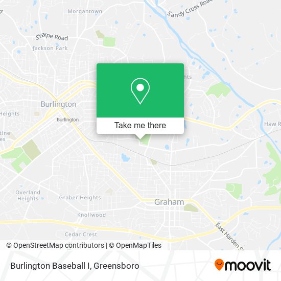Burlington Baseball I map