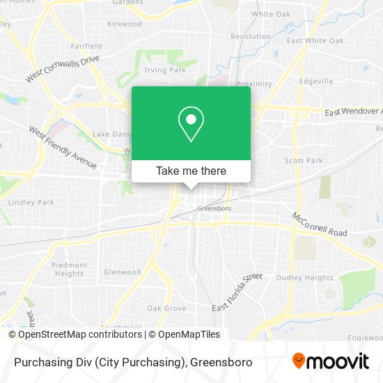 Purchasing Div (City Purchasing) map