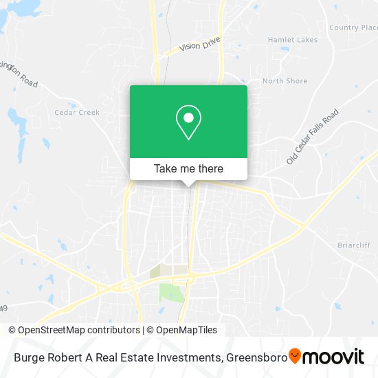Burge Robert A Real Estate Investments map