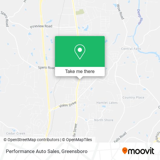 Mapa de Performance Auto Sales