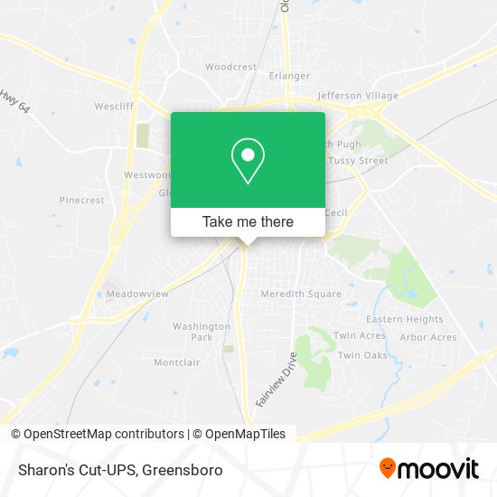 Sharon's Cut-UPS map