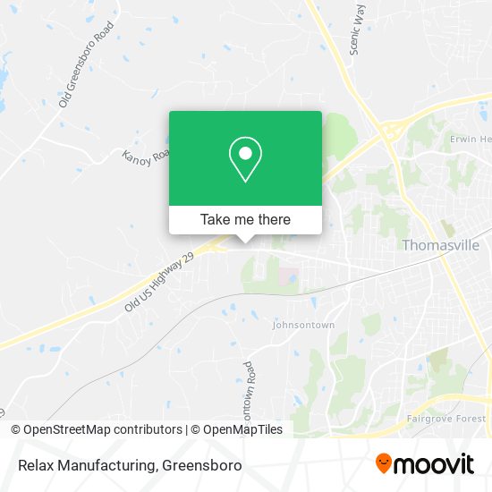 Mapa de Relax Manufacturing