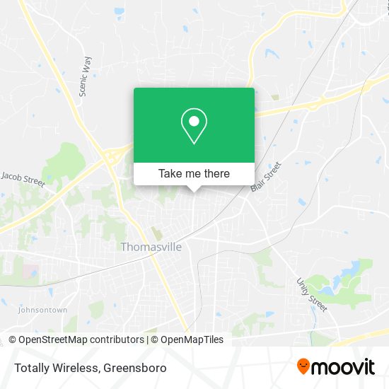 Totally Wireless map