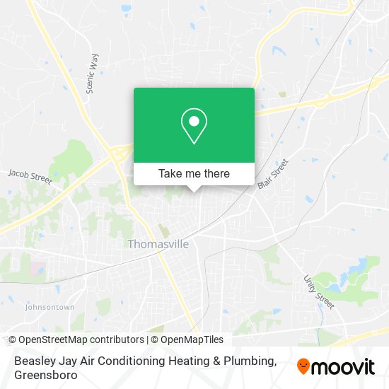 Mapa de Beasley Jay Air Conditioning Heating & Plumbing