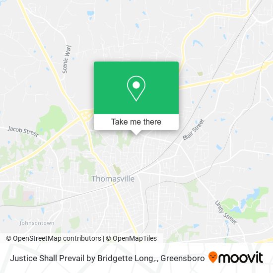 Justice Shall Prevail by Bridgette Long,. map