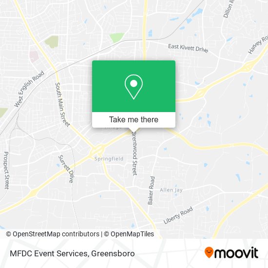 MFDC Event Services map