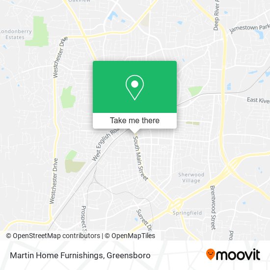 Martin Home Furnishings map