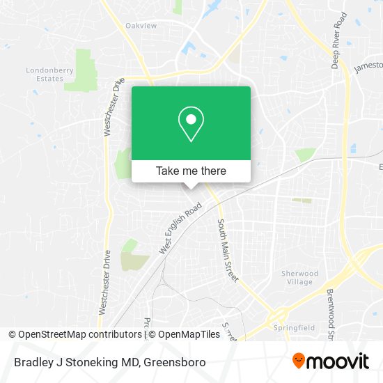 Bradley J Stoneking MD map