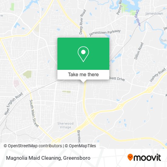 Magnolia Maid Cleaning map