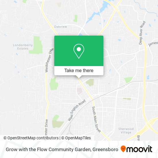 Grow with the Flow Community Garden map